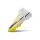 Zapatillas Nike Mercurial Superfly X Elite FG Blanco Dorada Amarillo