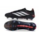 Bota de Futbol adidas Predator 26 Elite L FG Negro Blanco Rojo