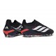 Bota de Futbol adidas Predator 26 Elite L FG Negro Blanco Rojo