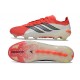 Bota de Futbol adidas Predator 26 Elite L FG Rojo Lúcido Negro Ftwr Blanco