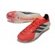 Bota de Futbol adidas Predator 26 Elite L FG Rojo Lúcido Negro Ftwr Blanco