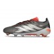 Bota adidas Predator 26 Elite L FG Hierro Met. Ftwr Blanco Rojo Lúcido