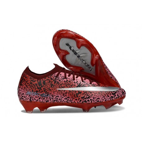 Zapatillas Nike Zoom Mercurial Vapor XVI Elite FG Rojo Plateado