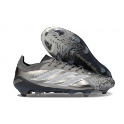 Bota de Futbol adidas Predator 26 Elite L FG Gris Plateado