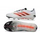 Bota de Futbol adidas Predator 26 Elite L FG Blanco Rojo Negro