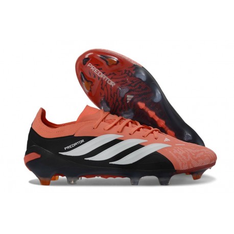 Zapatillas de Fútbol adidas Predator Elite FG Naranja Negro Blanco