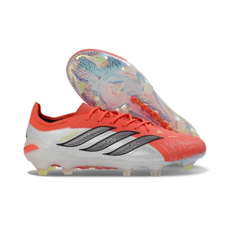 Zapatillas de Fútbol adidas Predator Elite FG Rojo Blanco Negro