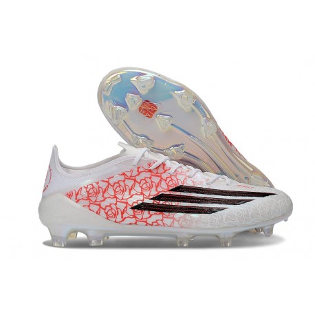 Zapatillas de Fútbol adidas F50 Elite FG X Lamine Yamal Blanco Negro Rojo