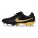 Botas de Fútbol Nike Tiempo Maestro Elite FG Negro Dorado