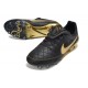 Botas de Fútbol Nike Tiempo Maestro Elite FG Negro Dorado