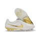 Botas de Fútbol Nike Tiempo Maestro Elite FG Blanco Dorado
