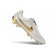 Botas de Fútbol Nike Tiempo Maestro Elite FG Blanco Dorado