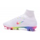 Botas de Fútbol Nuevo Nike Mercurial Superfly V FG ACC Blanco Vistoso