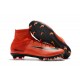 Botas de Fútbol Nuevo Nike Mercurial Superfly V FG ACC Rojo Negro