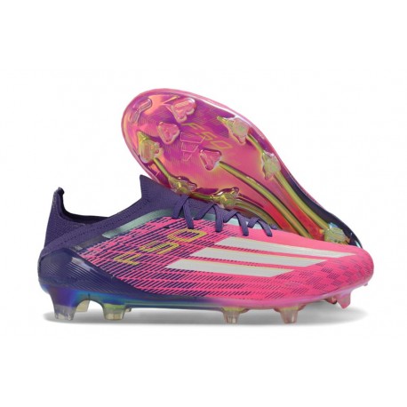 Zapatillas de Fútbol adidas F50 Elite FG Rosa Morado Blanco