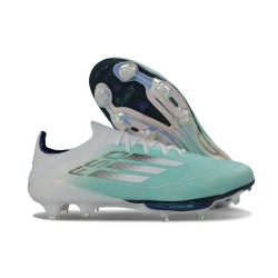 Botas adidas F50+ Elite FG Verde Plateado Blanco