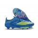Botas adidas F50+ Elite FG Azul Amarillo