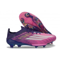Botas adidas F50+ Elite FG X LAMINE YAMAL Viola Blanco Rosa