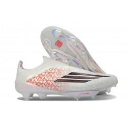 Botas de fútbol adidas F50+ LL FG x Lamie Yamal Bianco Negro Rojo