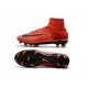 Botas de Fútbol Nuevo Nike Mercurial Superfly V FG ACC Rojo Negro