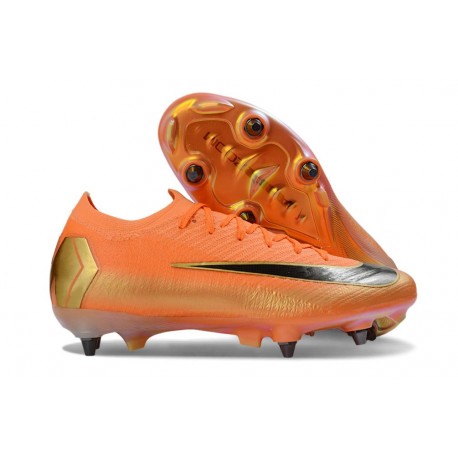 Nike Mercurial Vapor 16 Elite SG-Pro Naranja Negro Dorado