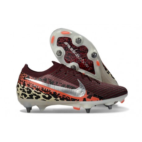 Nike Mercurial Vapor 16 Elite SG-Pro United - Borgoña Plata Metálica Rojo Fósil