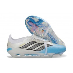 adidas Predator 26 Elite Foldover Tongue FG Blanco Azul Negro