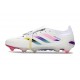 adidas Predator 26 Elite Foldover Tongue FG Blanco Rosa
