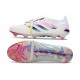 adidas Predator 26 Elite Foldover Tongue FG Blanco Rosa