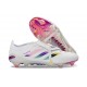adidas Predator 26 Elite Foldover Tongue FG Blanco Rosa