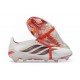 adidas Predator 26 Elite Foldover Tongue FG Blanco Rojo Negro