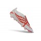 adidas Predator 26 Elite Foldover Tongue FG Blanco Rojo Negro