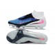 Botas Nike Phantom 6 Elite High FG Azul Carrera Explosión Rosa Blanco