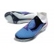 Botas Nike Phantom 6 Elite High FG Azul Carrera Explosión Rosa Blanco