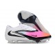Botas de Futbol Nike Phantom 6 Elite Low FG Blanco Rosa Negro
