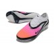 Botas de Futbol Nike Phantom 6 Elite Low FG Blanco Rosa Negro