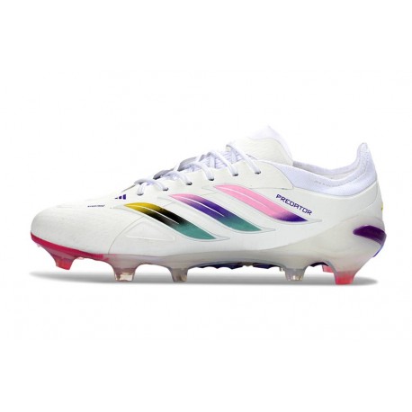 Zapatillas de Fútbol adidas Predator Elite FG Blanco Rosa