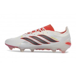 Zapatillas de Fútbol adidas Predator Elite FG Blanco Rojo Negro