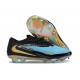 Botas de Futbol Nike Phantom 6 Elite Low FG Azul Negro Dorado