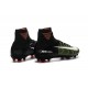 Nike Hombre Mercurial Superfly 5 FG - Botas de Futbol Negro Verde Blanco