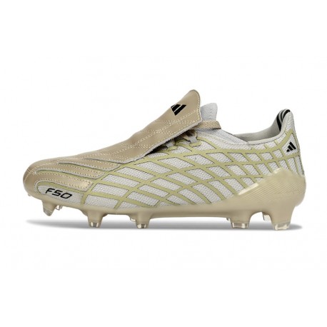 Zapatillas adidas F50 Elite FG Spider Dorado Gris