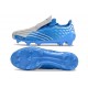 adidas F50 Elite FG Spider Azulbird Plateado Metálico Ftw Blanco