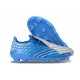 adidas F50 Elite FG Spider Azulbird Plateado Metálico Ftw Blanco