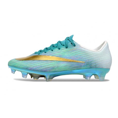 Botas de Fútbol Nike Mercurial Vapor 17 Elite FG Verde Plateada