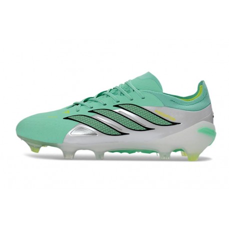Zapatillas de Fútbol adidas Predator Elite FG Verde Plateado