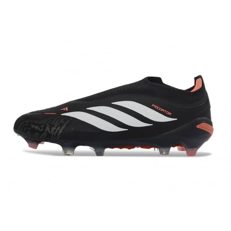 Botines de Futbol adidas Predator LL Elite FG Negro Blanco