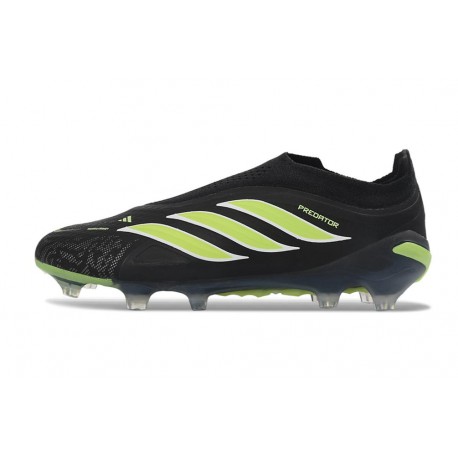 Botines de Futbol adidas Predator LL Elite FG Negro Verde