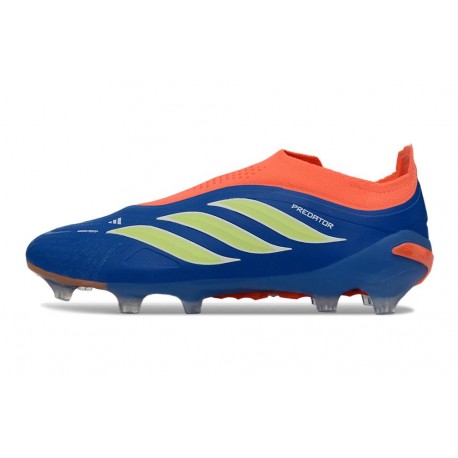 Botines de Futbol adidas Predator LL Elite FG Azul Giallo Arancione