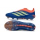 Botines de Futbol adidas Predator LL Elite FG Azul Giallo Arancione