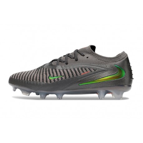 Botas de Futbol Nike Phantom 6 Elite Low FG Gris Verde